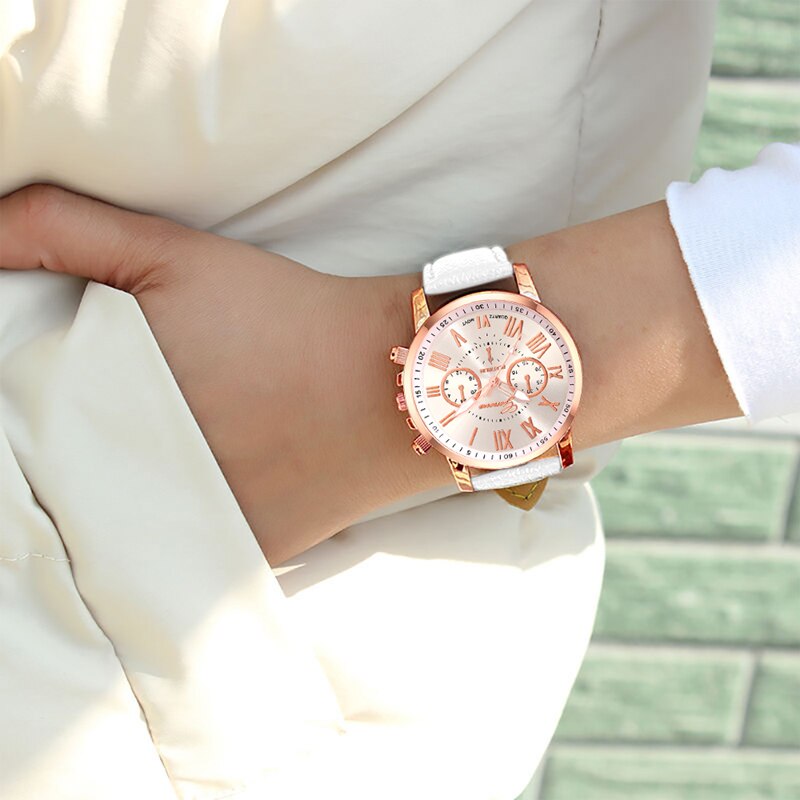 Relógio Feminino Casual Branco